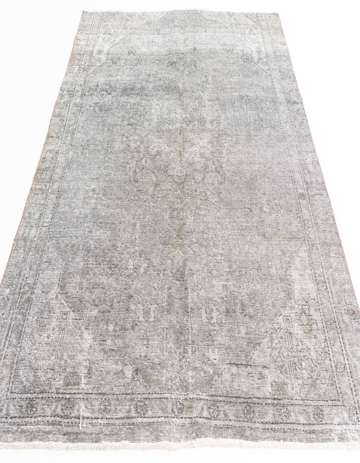 Detail image of  5' 7 x 8'  Hand Knotted Ultra Vintage Persian Wool Rug