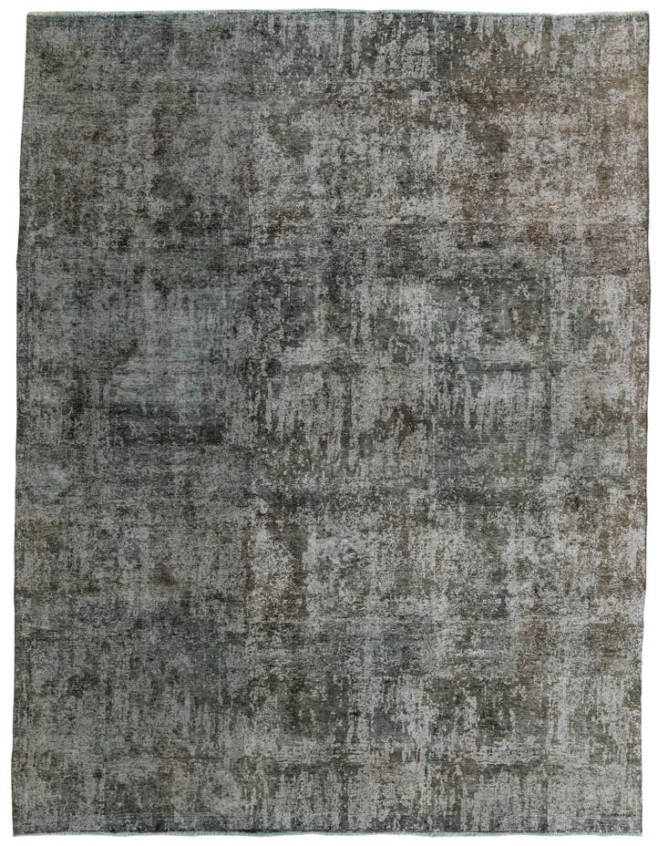  9' 3 x 12' 6  Hand Knotted Ultra Vintage Persian W...