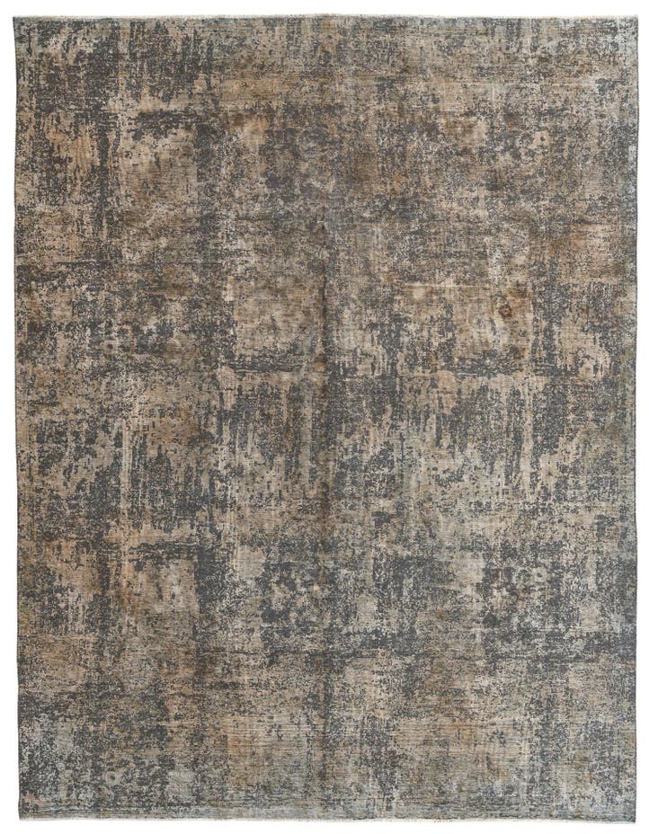  8' 3 x 11' 2  Hand Knotted Ultra Vintage Persian W...