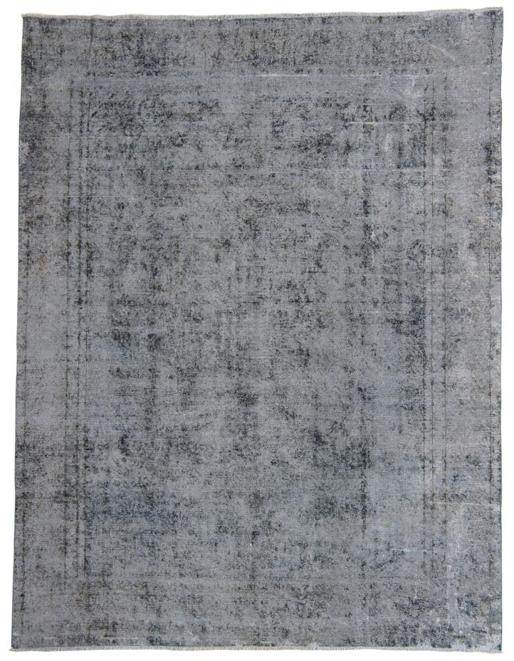  9' 5 x 13'  Hand Knotted Ultra Vintage Persian W...