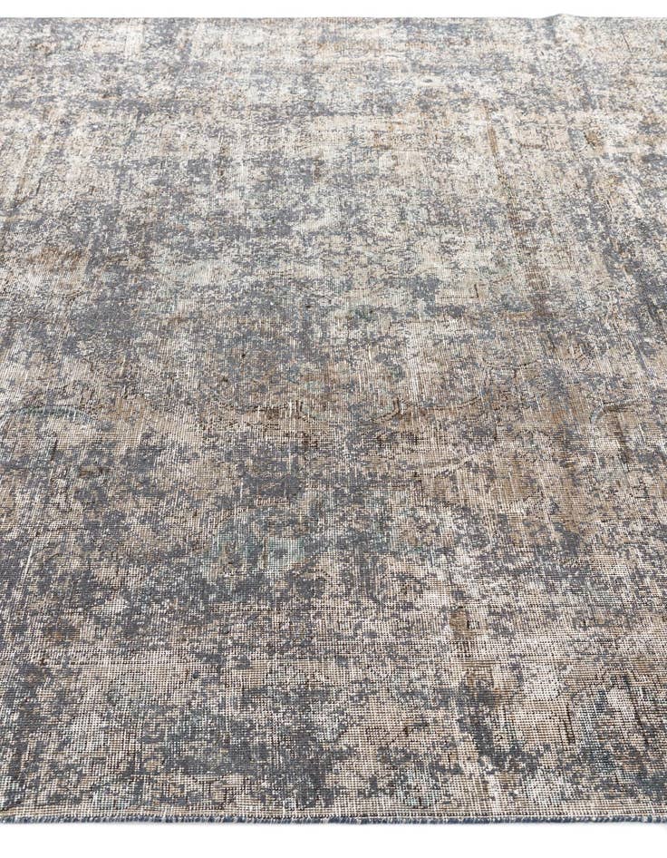 Detail image of  7' 6 x 11'  Hand Knotted Ultra Vintage Persian Wool Rug