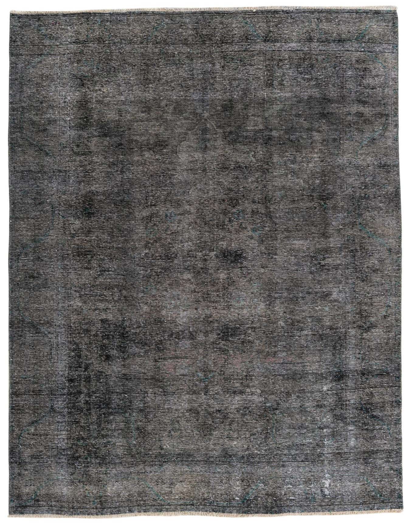 A 6x9 rectangular gray Persian-style area rug with a faded vintage medallion pattern, suitable for a living room.