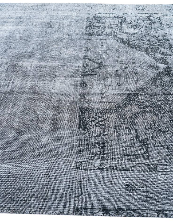 Detail image of  8' x 11'  Hand Knotted Ultra Vintage Persian Wool Rug