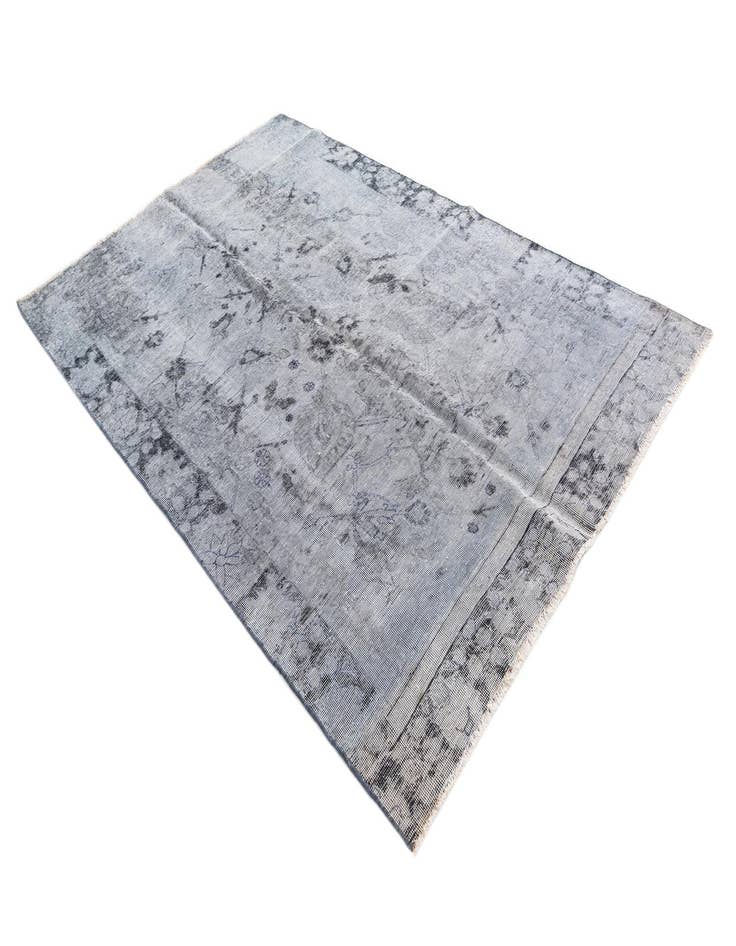 Detail image of  5' 4 x 8' 7  Hand Knotted Ultra Vintage Persian Wool Rug