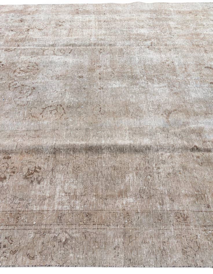 Detail image of  8' 6 x 11' 9  Hand Knotted Ultra Vintage Persian Wool Rug