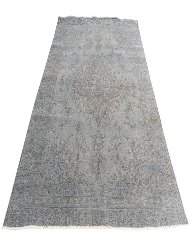 Detail image of  7' x 10' 6  Hand Knotted Ultra Vintage Persian Wool Rug