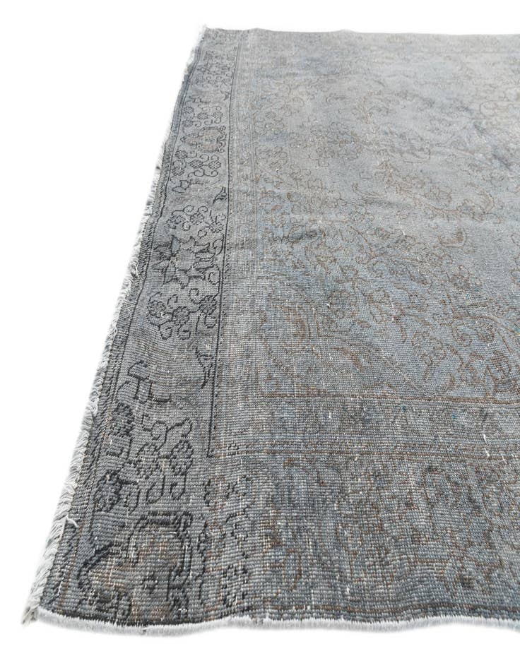 Detail image of  7' x 10' 6  Hand Knotted Ultra Vintage Persian Wool Rug
