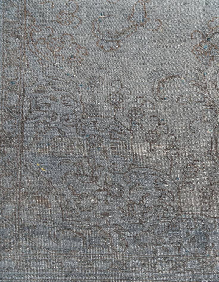 Detail image of  7' x 10' 6  Hand Knotted Ultra Vintage Persian Wool Rug