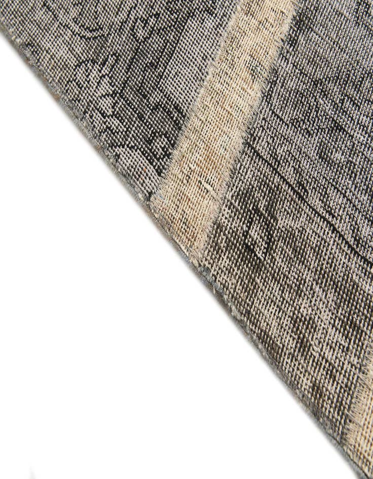 Detail image of  4' 10 x 6' 6  Hand Knotted Ultra Vintage Persian Wool Rug