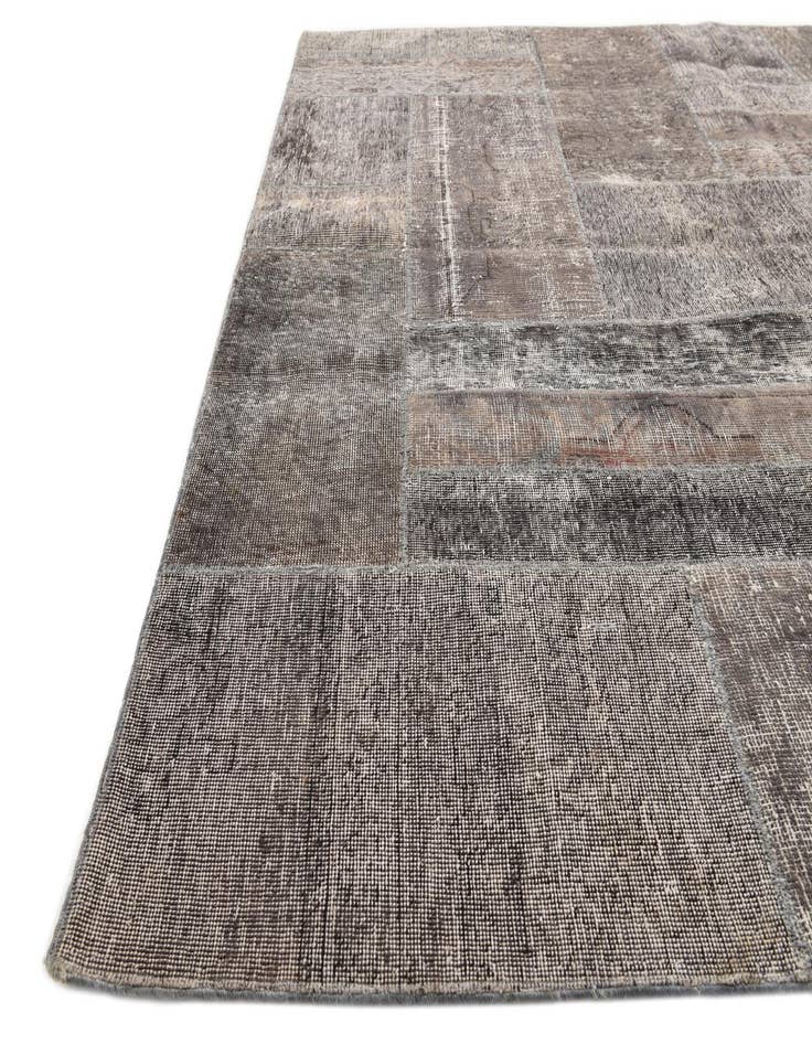 Detail image of  5' 9 x 7' 9  Hand Knotted Ultra Vintage Persian Wool Rug