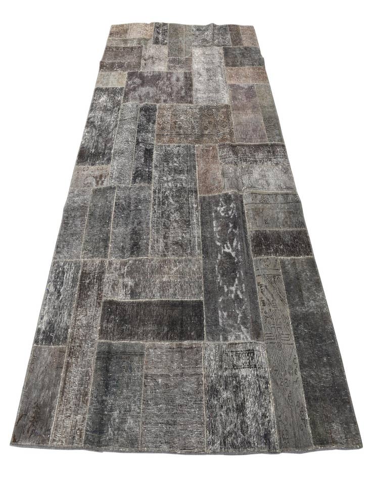 Detail image of  6' x 9'  Hand Knotted Ultra Vintage Persian Wool Rug