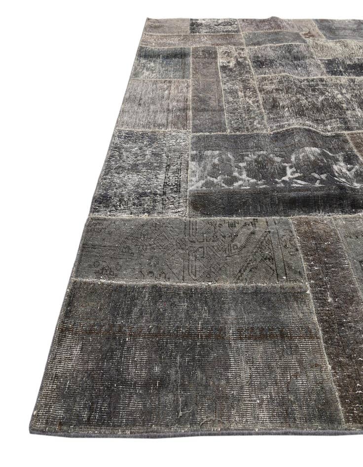 Detail image of  6' x 9'  Hand Knotted Ultra Vintage Persian Wool Rug