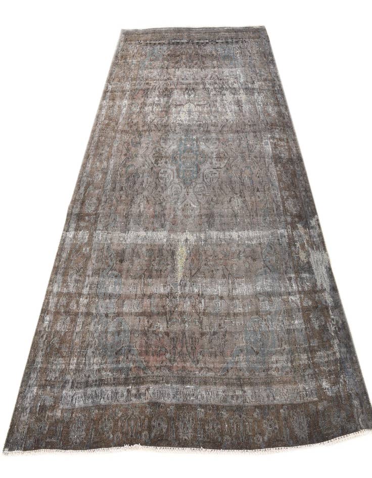 Detail image of  6' 5 x 9' 8  Hand Knotted Ultra Vintage Persian Wool Rug