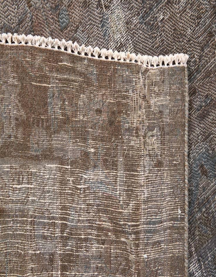 Detail image of  6' 5 x 9' 8  Hand Knotted Ultra Vintage Persian Wool Rug