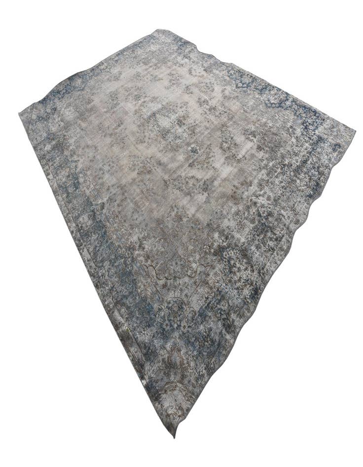 Detail image of  9' 2 x 12' 4  Hand Knotted Ultra Vintage Persian Wool Rug