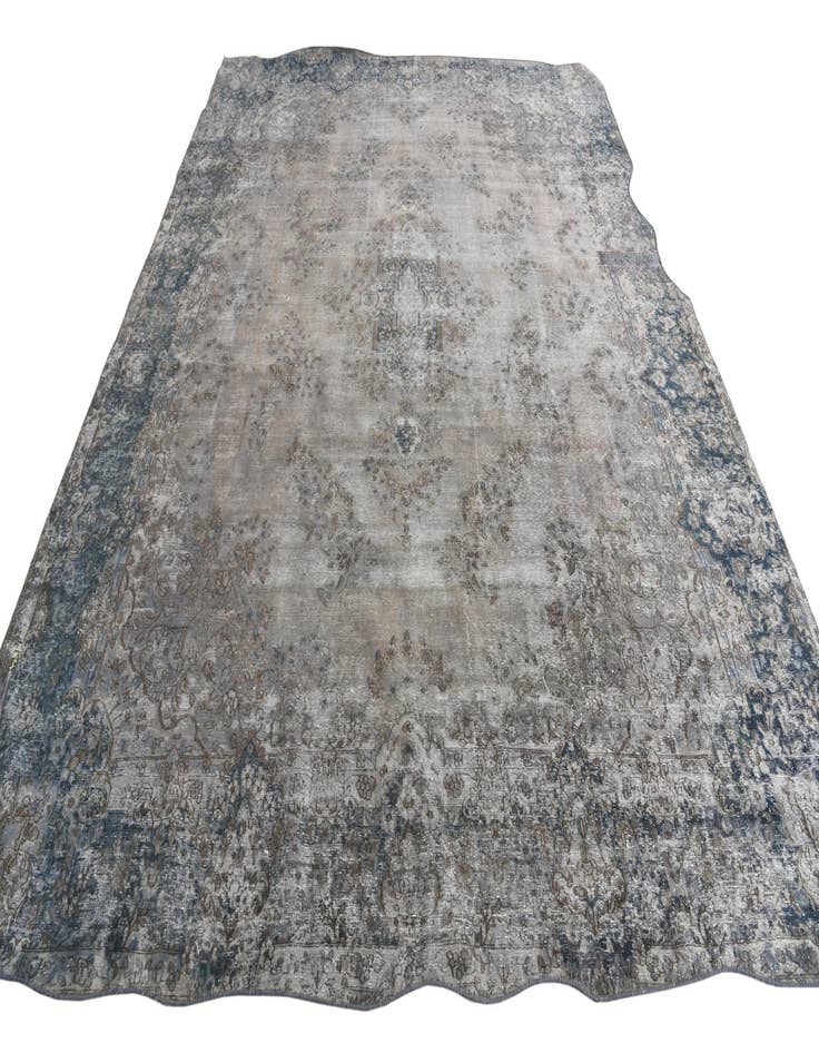 Detail image of  9' 2 x 12' 4  Hand Knotted Ultra Vintage Persian Wool Rug