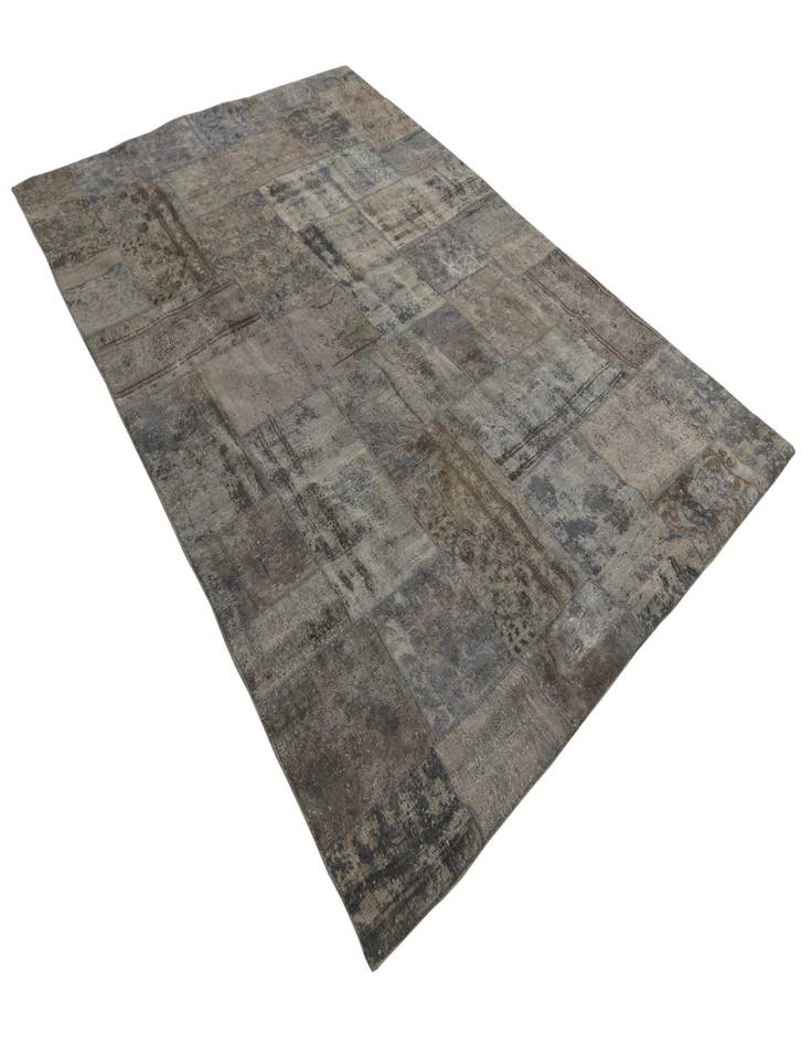 Detail image of  6' 8 x 9' 10  Hand Knotted Ultra Vintage Persian Wool Rug