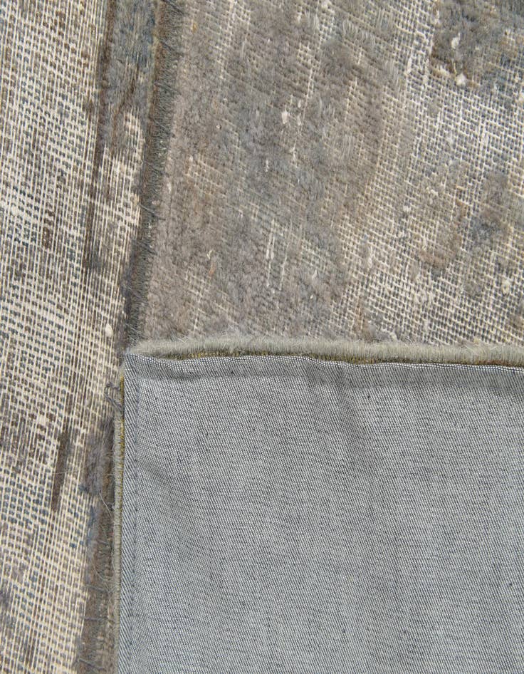 Detail image of  4' 8 x 6' 9  Hand Knotted Ultra Vintage Persian Wool Rug