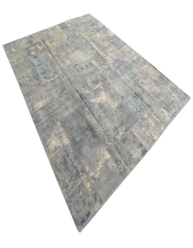 Detail image of  8' x 10' 4  Hand Knotted Ultra Vintage Persian Wool Rug