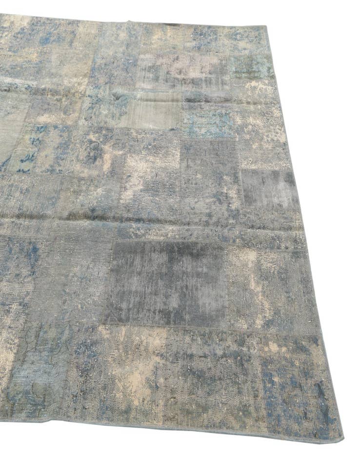 Detail image of  8' x 10' 4  Hand Knotted Ultra Vintage Persian Wool Rug