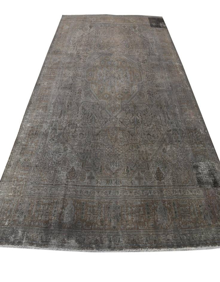 Detail image of  9' 9 x 12' 7  Hand Knotted Ultra Vintage Persian Wool Rug