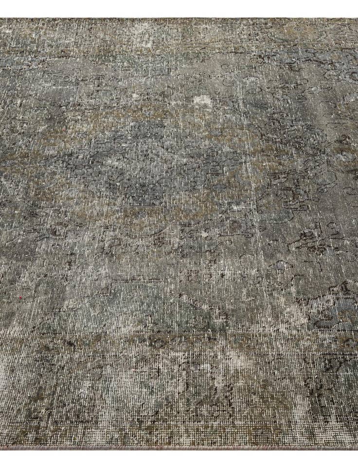 Detail image of  6' 2 x 8' 7  Hand Knotted Ultra Vintage Persian Wool Rug