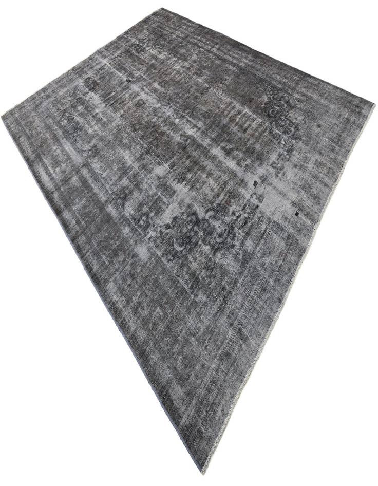 Detail image of  9' 5 x 12'  Hand Knotted Ultra Vintage Persian Wool Rug