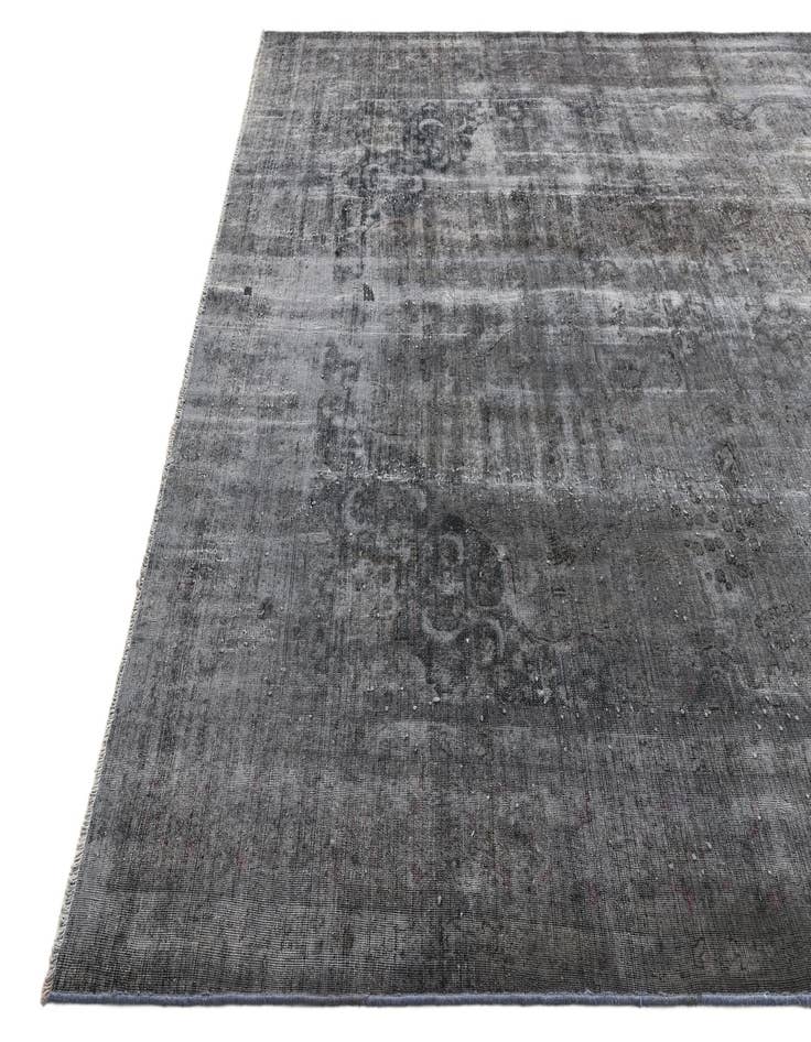 Detail image of  9' 5 x 12'  Hand Knotted Ultra Vintage Persian Wool Rug