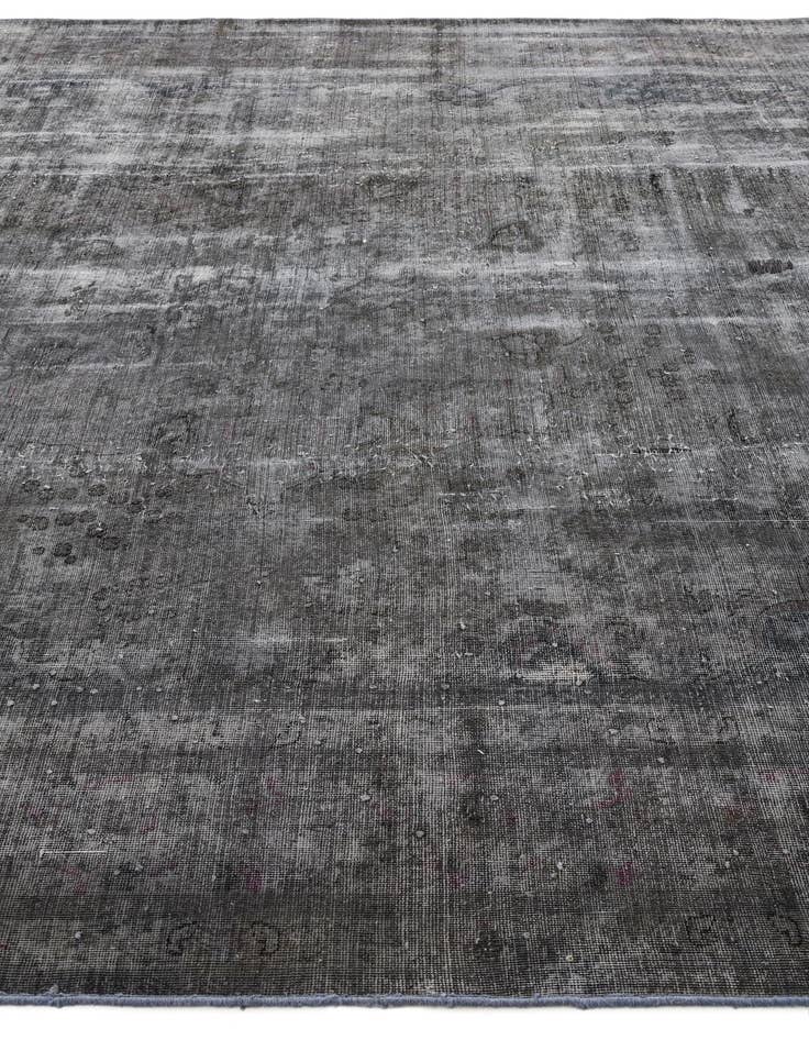 Detail image of  9' 5 x 12'  Hand Knotted Ultra Vintage Persian Wool Rug