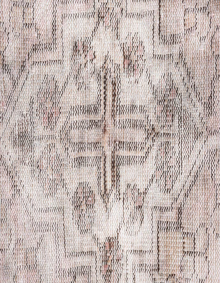 Detail image of  4' 2 x 5' 9  Hand Knotted Ultra Vintage Persian Wool Rug