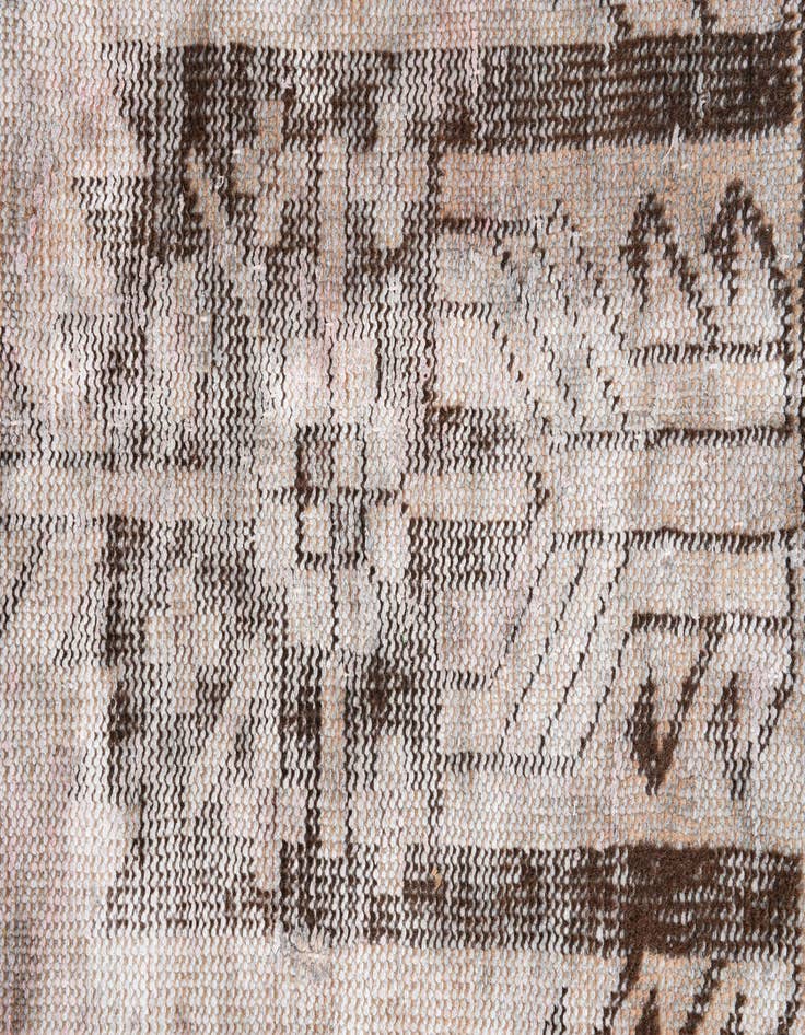 Detail image of  4' 2 x 5' 9  Hand Knotted Ultra Vintage Persian Wool Rug