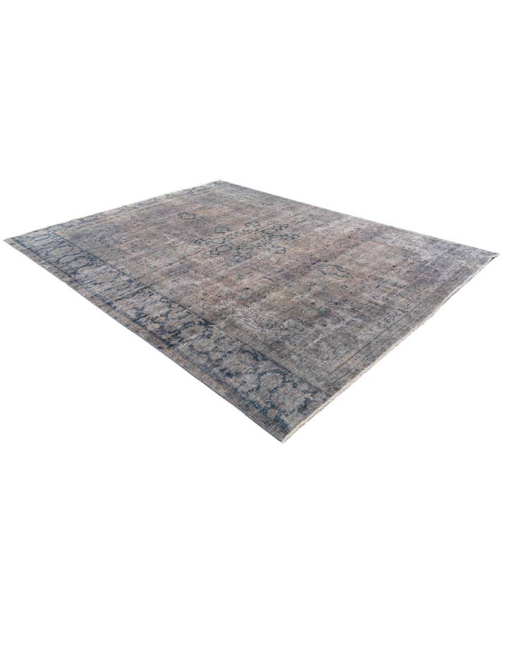 Detail image of  8' x 11'  Hand Knotted Ultra Vintage Persian Wool Rug