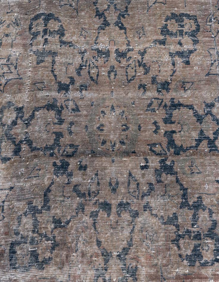 Detail image of  8' x 11'  Hand Knotted Ultra Vintage Persian Wool Rug