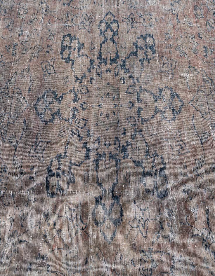 Detail image of  8' x 11'  Hand Knotted Ultra Vintage Persian Wool Rug