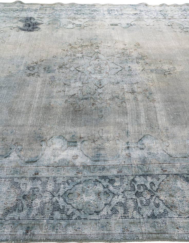 Detail image of  9' 3 x 11' 10  Hand Knotted Ultra Vintage Persian Wool Rug