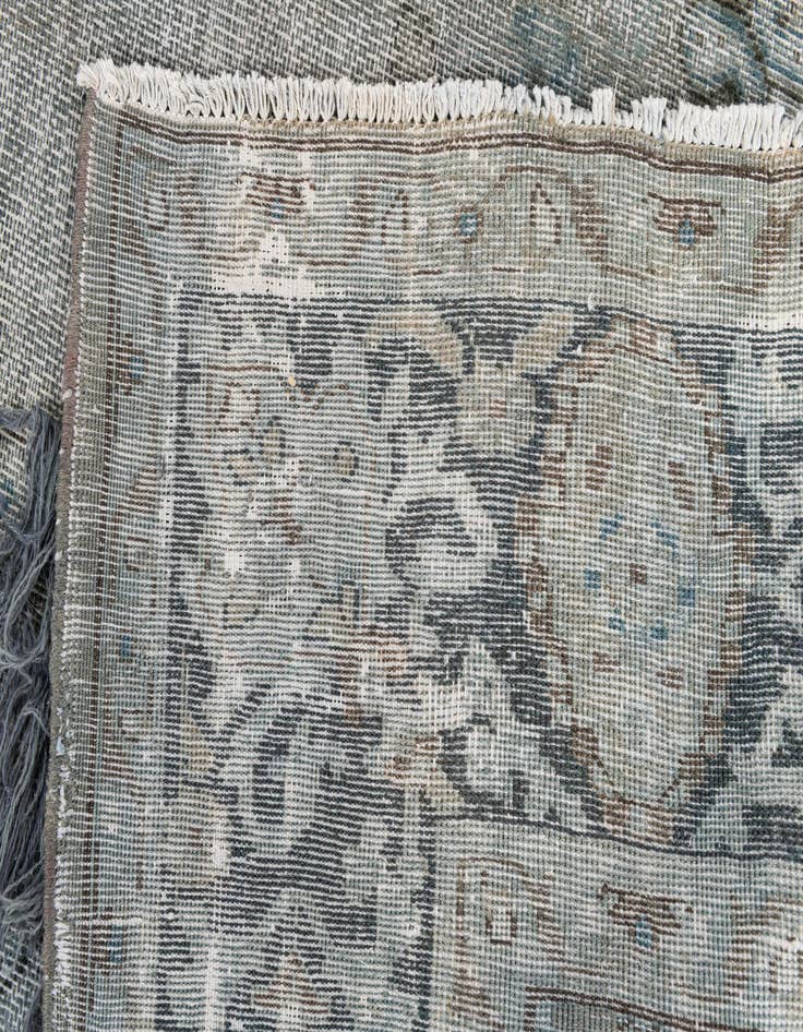 Detail image of  9' 3 x 11' 10  Hand Knotted Ultra Vintage Persian Wool Rug