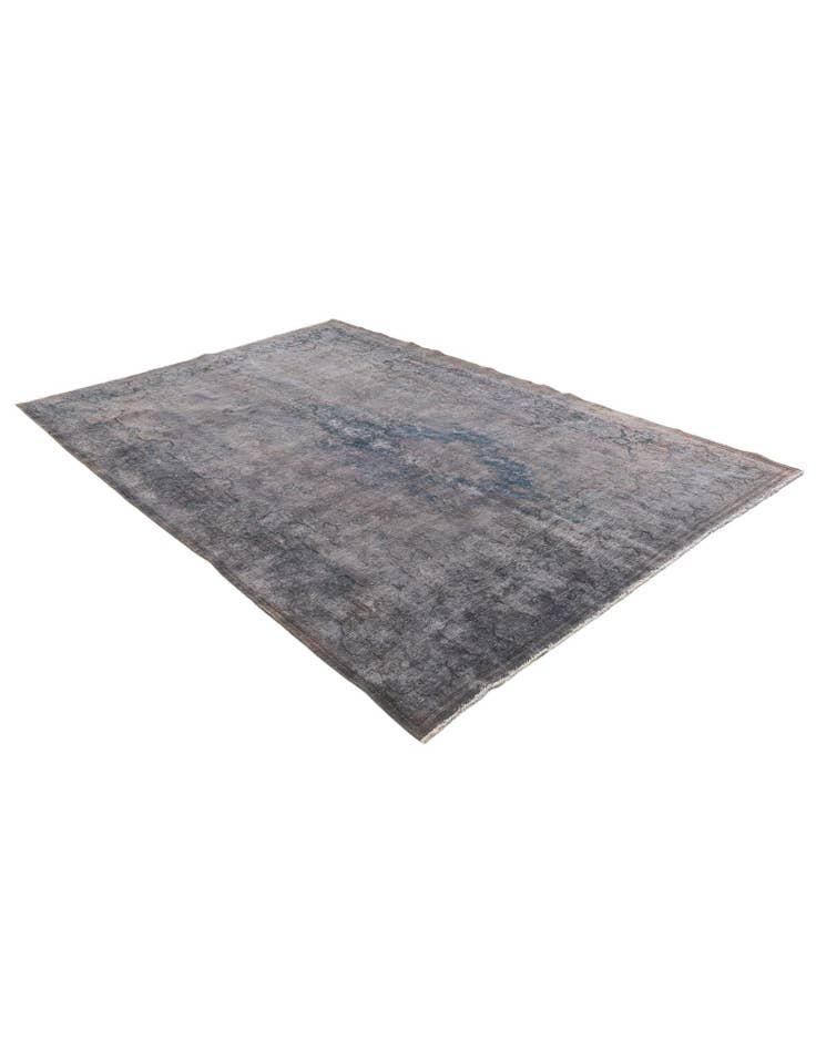 Detail image of  6' 6 x 9' 6  Hand Knotted Ultra Vintage Persian Wool Rug