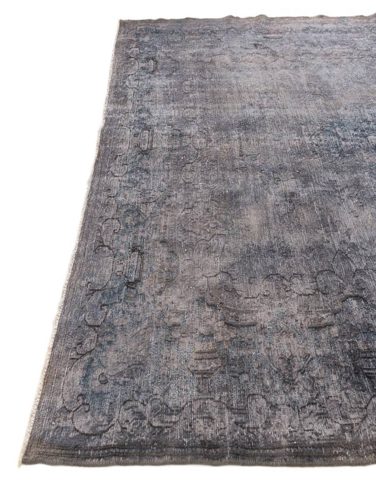 Detail image of  6' 6 x 9' 6  Hand Knotted Ultra Vintage Persian Wool Rug