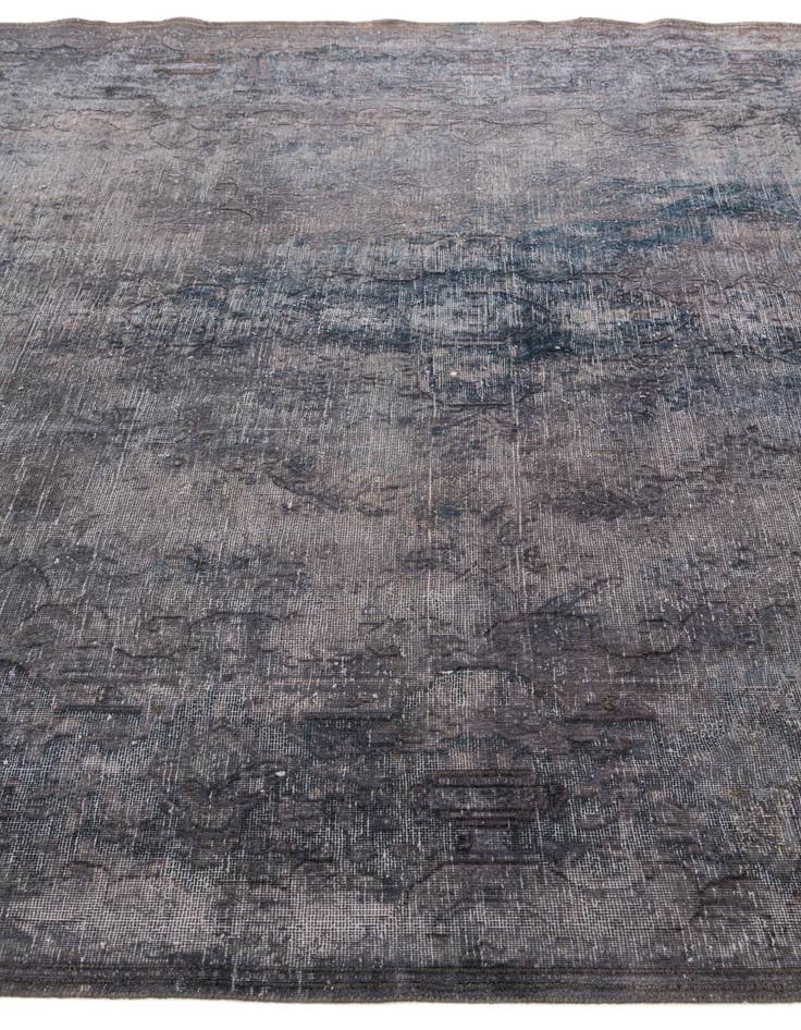 Detail image of  6' 6 x 9' 6  Hand Knotted Ultra Vintage Persian Wool Rug