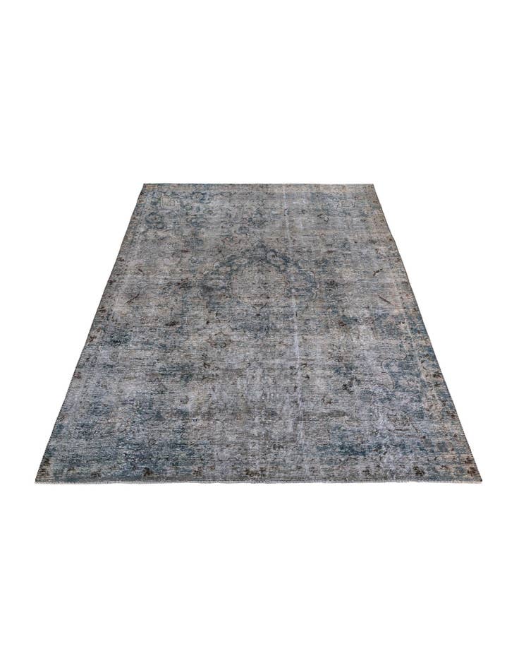 Detail image of  7' 3 x 10' 3  Hand Knotted Ultra Vintage Persian Wool Rug