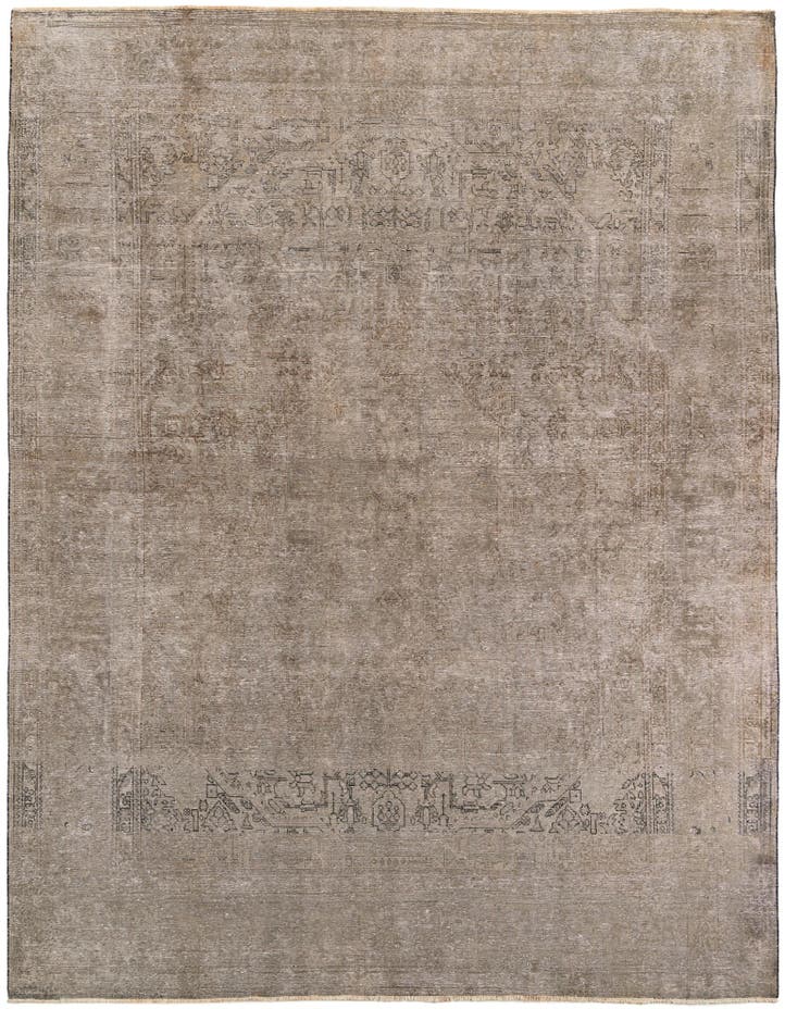  9' 7 x 12' 10  Hand Knotted Ultra Vintage Persian W...