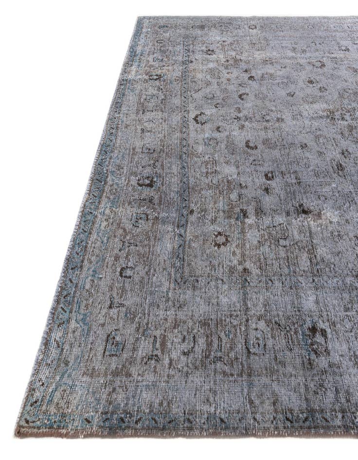 Detail image of  8' 2 x 11'  Hand Knotted Ultra Vintage Persian Wool Rug