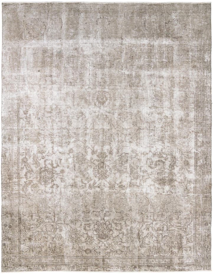  8' x 10' 7  Hand Knotted Ultra Vintage Persian W...