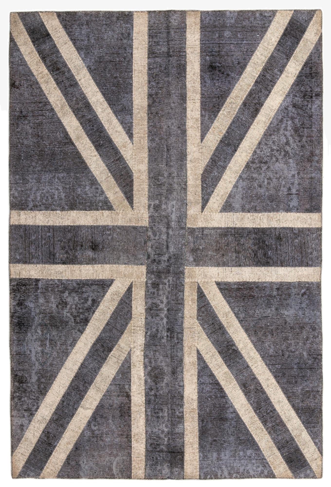  6' 8 x 10'  Hand Knotted Ultra Vintage Persian Wool Rug