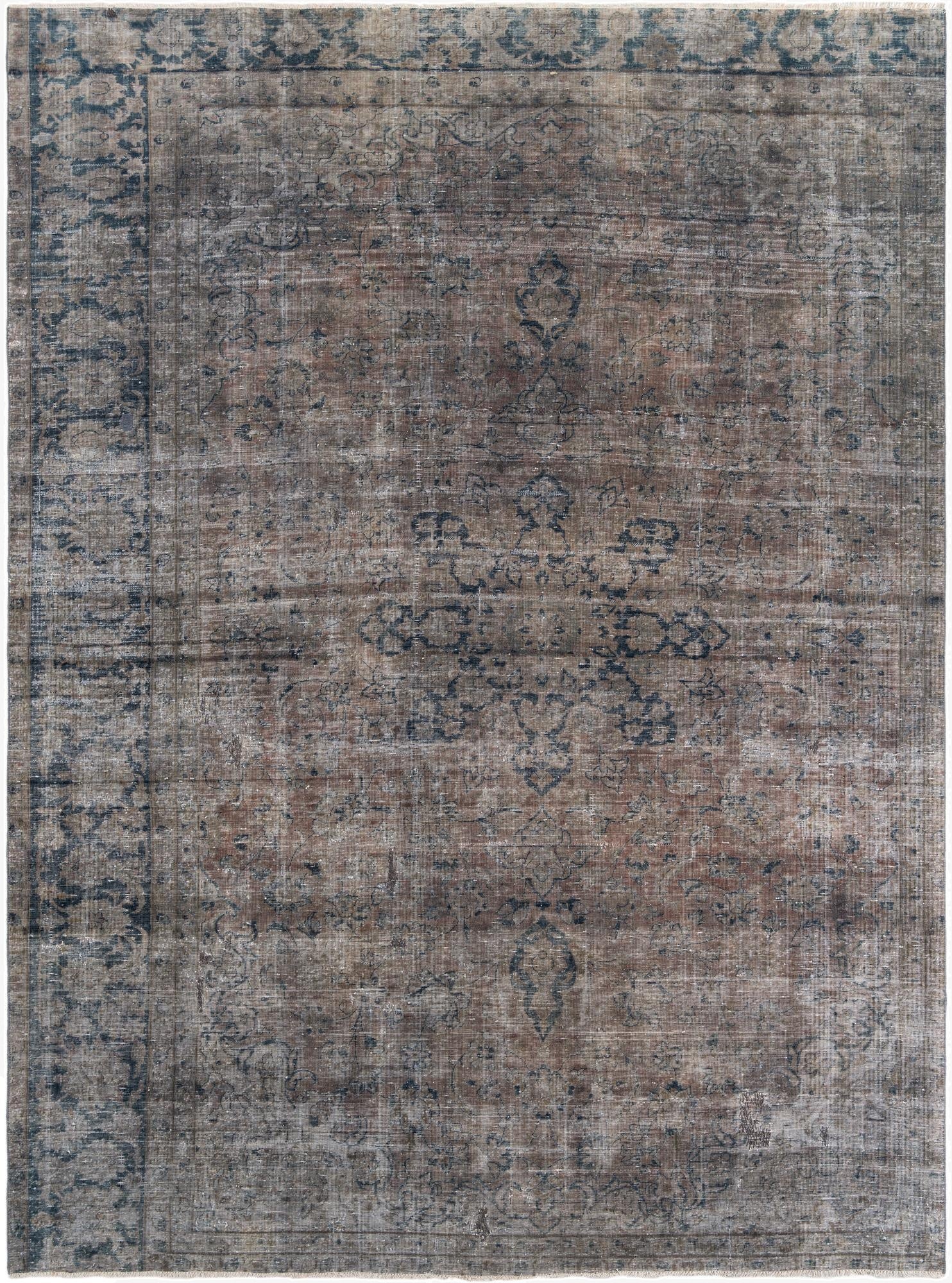  8' x 11'  Hand Knotted Ultra Vintage Persian Wool Rug