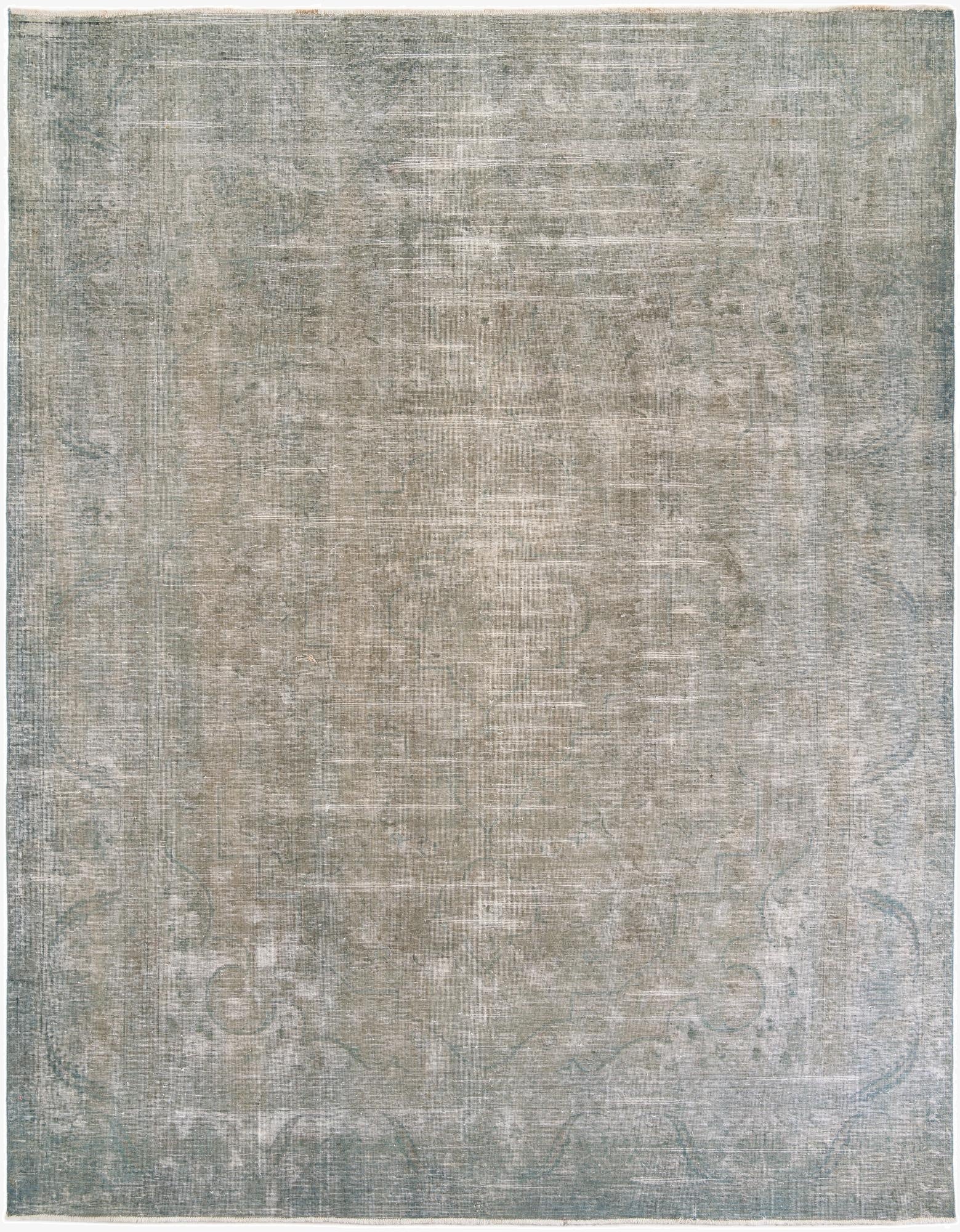  10' x 13'  Hand Knotted Ultra Vintage Persian Wool Rug