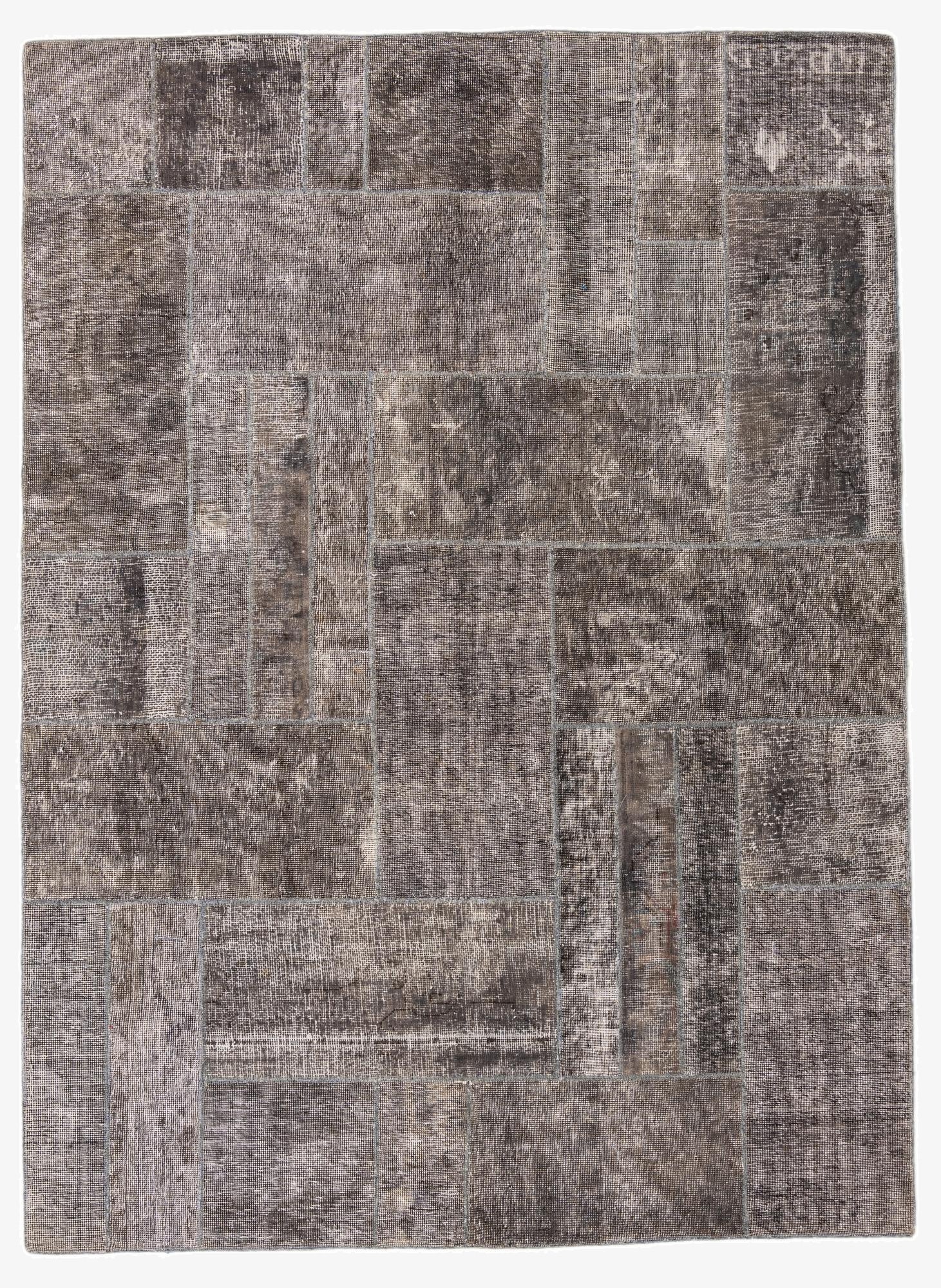  5' 9 x 7' 9  Hand Knotted Ultra Vintage Persian Wool Rug