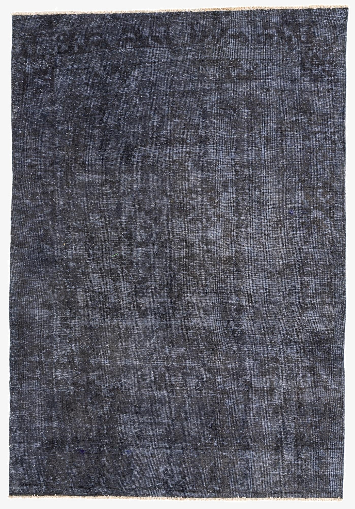  6' 9 x 9' 10  Hand Knotted Ultra Vintage Persian Wool Rug