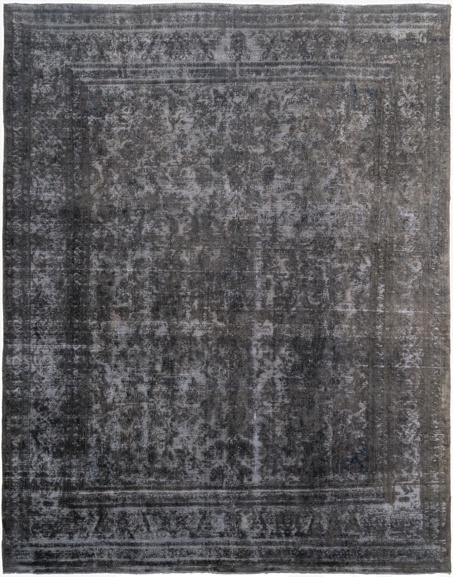  9' 8 x 12' 3  Hand Knotted Ultra Vintage Persian Wool Rug