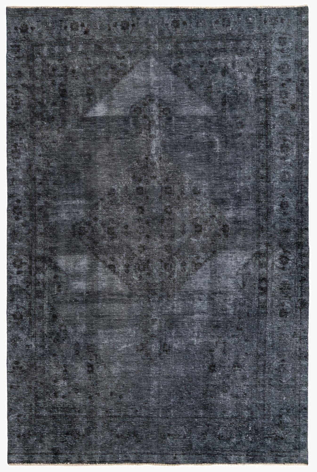  6' 11 x 10' 7  Hand Knotted Ultra Vintage Persian Wool Rug